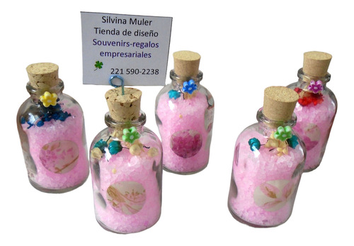 Souvenir-regalo Empresarial Sales De Baño Con Flores Secas