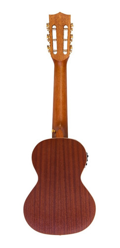 Guitarlele Electro Acustico Bamboo De 6 Cuerdas Con Eq Funda