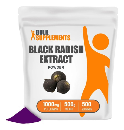 Bulk Supplements | Extracto Rábano Negro | 500g | 500 Servi