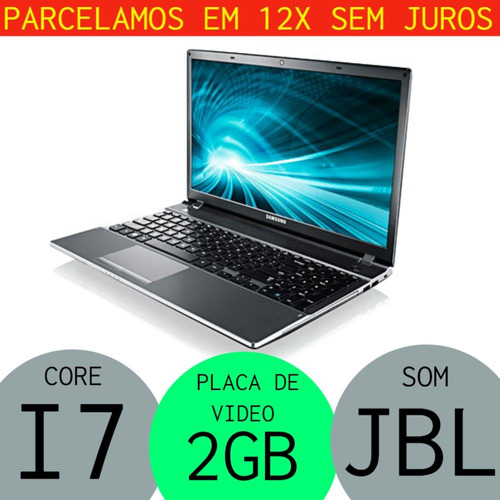 Notebook Samsung Core I7 Ram 12gb + Brinde 