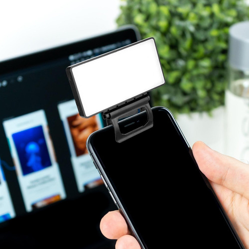 Luz De Relleno De Video Led Portátil, Con Clip Para