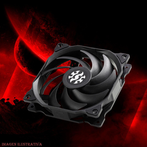 Ventilador Xpg Vento 120mm Pc Gamer 1200 Rpm Led Negro