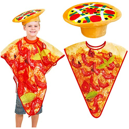 Disfraz De Sombrero De Pizza De 2 Piezas Niños - Conju...