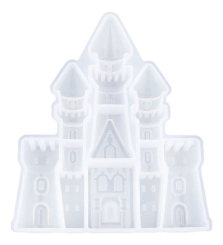 Forma De Castillo Molde De Silicona Fondant Molde Pastel