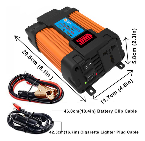 6000w 12v 110v Inversor Panel Solar 30a Kit Controlador