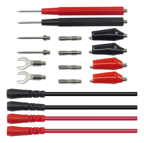 P1500 Kit De Sonda De Cable Con Punta De Multímetro Pinza