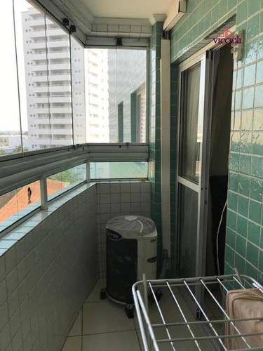 Apartamento Com 1 Dormitório À Venda, 38 M² Por R$ 205.000,00 - Boqueirão - Praia Grande/sp - Ap2136