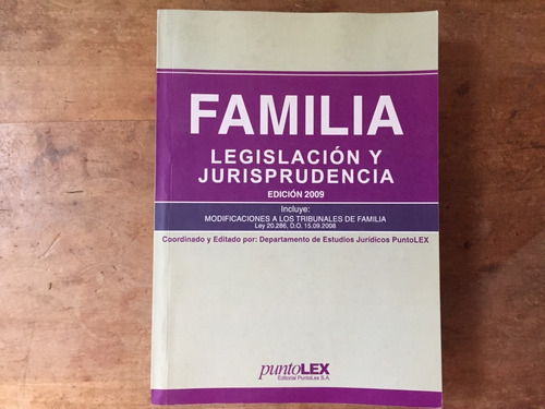 Familia Legislación Y Jurisprudencia Puntolex