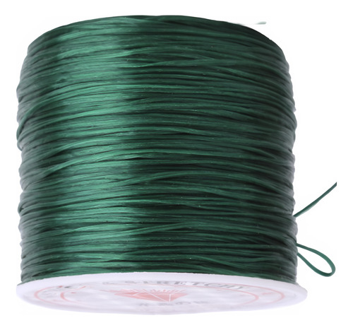 Hilo Elastico Para Pulsera 0.6 Mm Verde Oscur 100 Mtr Aprox
