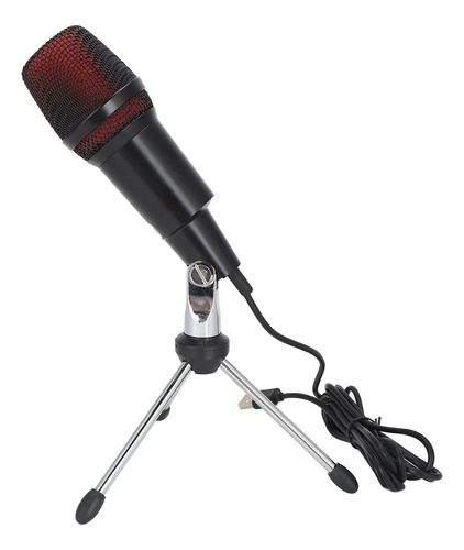Microfono Cardioide Podcast Usb Un Boton Mute Amplia Para