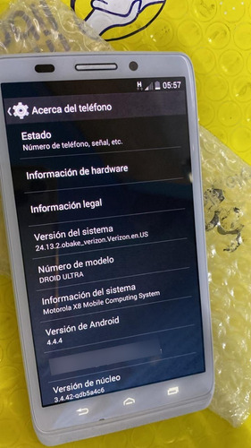 Motorola Droid Ultra Xt1080 Blanco Buena Pieza Libre Leer!!! (Usado)