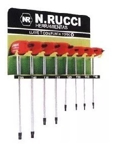 Juego Llaves Torx Kit 8 Pcs Tablero Rucci