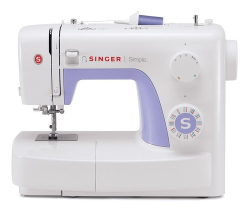 Máquina De Costura Singer 3232 Simple Branca - 110v