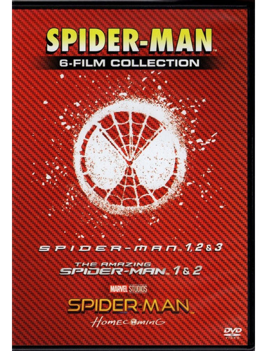 Hombre Araña Spider-man Coleccion Boxset 6 Peliculas Dvd