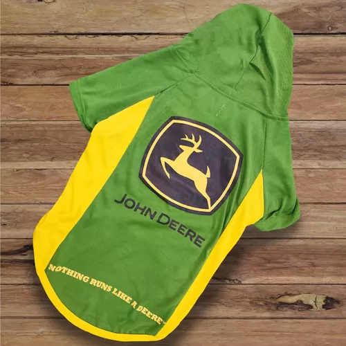 Pets First John Deere - Camiseta con capucha para perro, pequeña. Ropa  cálida para mascotas con capucha para mascotas, perros, gatos, cachorros