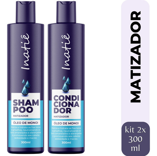 Kit Shampoo E Condicionador Matizante Loiros Inatiê 2x300 Ml