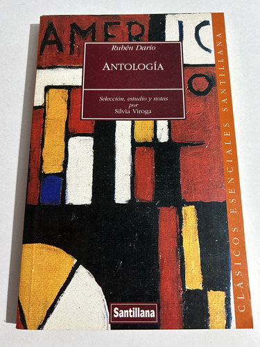 Libro Antología - Rubén Darío - Excelente Estado  Santillana