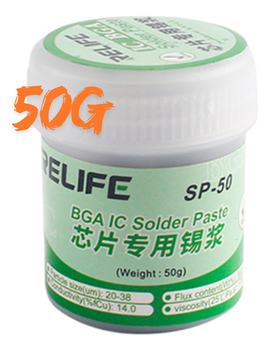Estaño Pasta Soldar Reballing Bga Chip Ic Relife Sp-50 158º