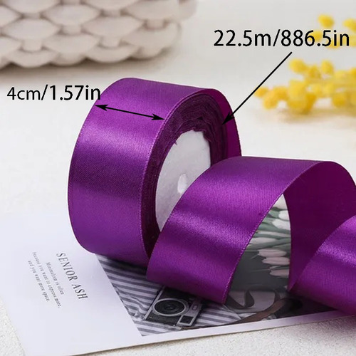 15 Rollos De Liston Decorativa De 4 Cm De Ancho,largo 337.5m