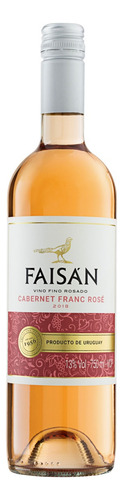 Vinho rosé seco Cabernet franc Faisán Seco 2018 750 ml