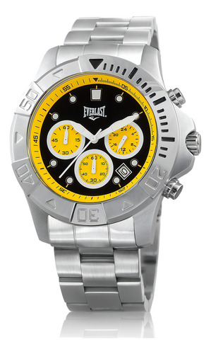 Relógio Masculino Everlast Prateado Analógico E46315
