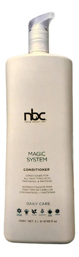 Nbc Magic System 2000 Ml (2 Litros) Acondicionador Intensivo Que Se Enjuaga