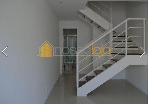 Cobertura Duplex, Próxima Itacoatiara, Varanda, Sla L , 3 Qtos, Ste, Banho, Lavabo, Área, Deps, Terraço, Piscina, Churrasqueira, 2 Vagas, Play Clube. - Co0263