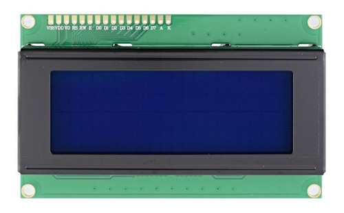 Display Lcd 20x4 Fondo Azul + Header, Arduino Pic Avr Atmega