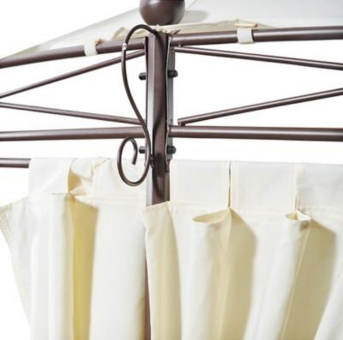 Imagen 4 de 5 de Toldo Pergola Con Cortinas 3.5 X 3.5 Mt Envío Gratis