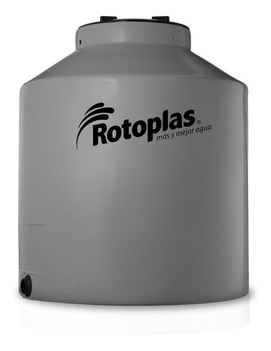 Tanque de agua Rotoplas Gris Tricapa vertical polietileno 1100L gris de 1.44 m x 1.1 m