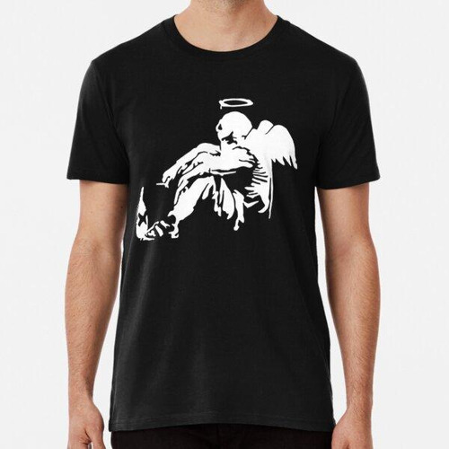 Remera Ángel Caído Banksy Algodon Premium