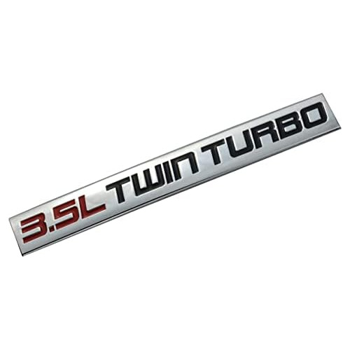 Emblema De Metal Acabado Cromado 3.5l Twin Turbo Badge ...