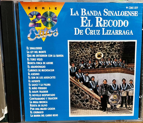 Cd Original Banda Sinaloense El Recodo Serie 20 Exitos 1991 (Usado)