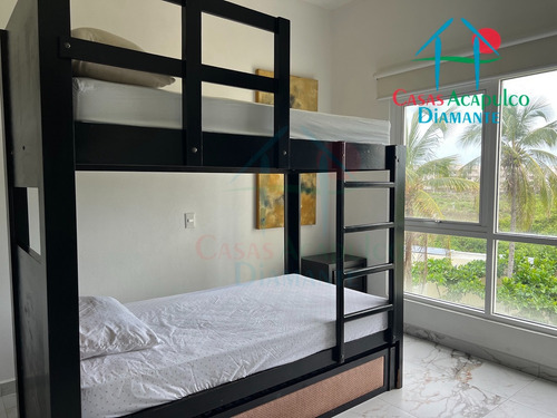 Pacífico Diamante Amarras 201. En Condominio Con Club De Playa. Con Terraza Y Bodega