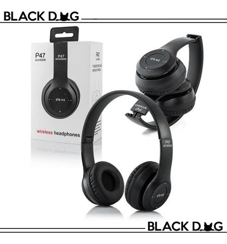 Auriculares Bluetooth P47 Inalámbricos Micro Sd + Smartwatch