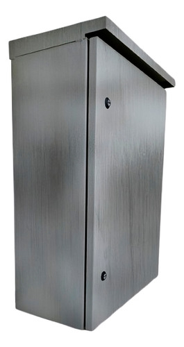 Quadro De Comando Com Teto Aço Inox 800x600x250 Ip54 Inox Escovado