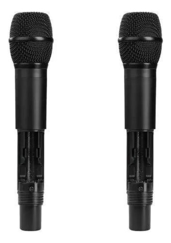 Microfone Sem Fio Bastão Duplo Dx-132 Multifrequência Devox