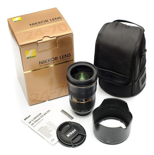 Lente Nikon  Af-s Nikkor 24-70mm F/2.8e Ed Con Accesorios