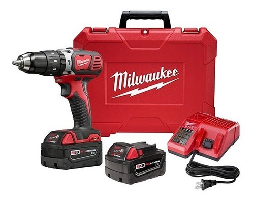 Imagen 2 de 7 de Taladro Atornillador Percutor Batería 18v Milwaukee 2607-259