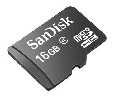 Imagem 1 de 5 de Cartão Memória Micro Sd 16gb + Adaptador Sandisk Original