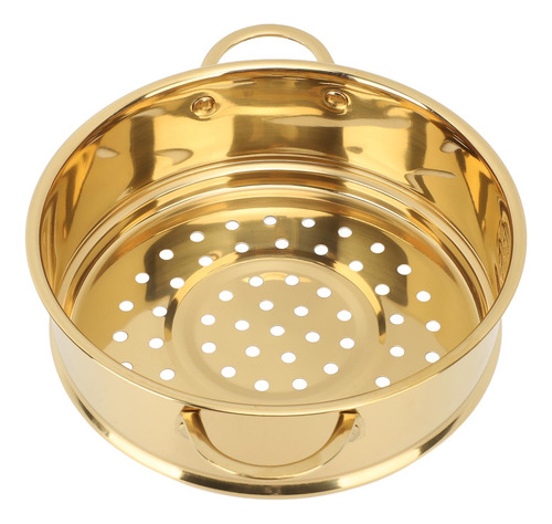 Cesta De Drenagem A Vapor Dourada Grid Double Ear 304 Stainl