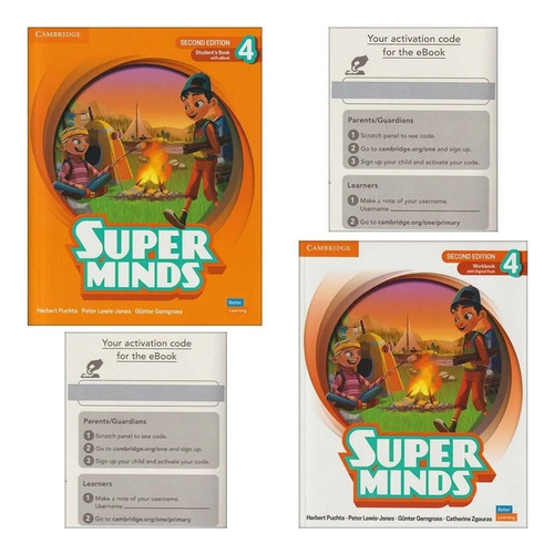 Super Minds Level 4 Second Edition Student's Y Workbook Pack