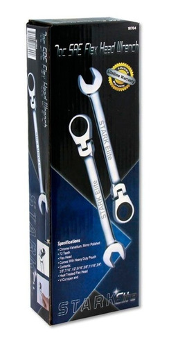 Llaves Combinadas Tipo Matraca Flex Jgo. 7 Pzas. I Stk18704