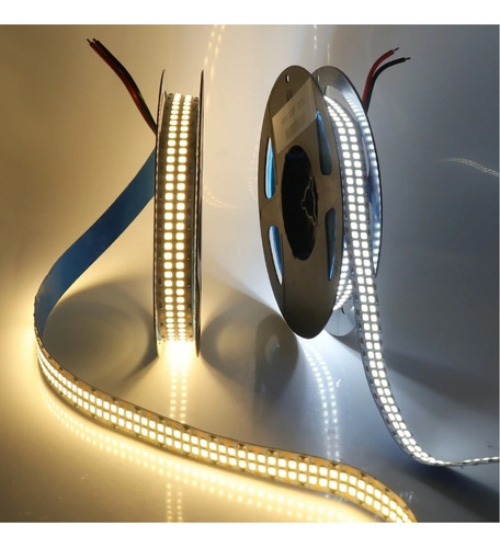 Fita Led Dupla 480 Led/m 12v 5m Branco Quente/neutro/frio Luz Branco-frio 127/220v