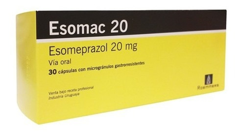 Esomac® 20mg X 30 Cápsulas - Esomeprazol Roemmers