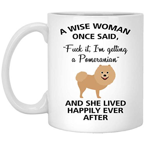 Taza Pomeranian Mam Perro Divertida Regalo Mujer