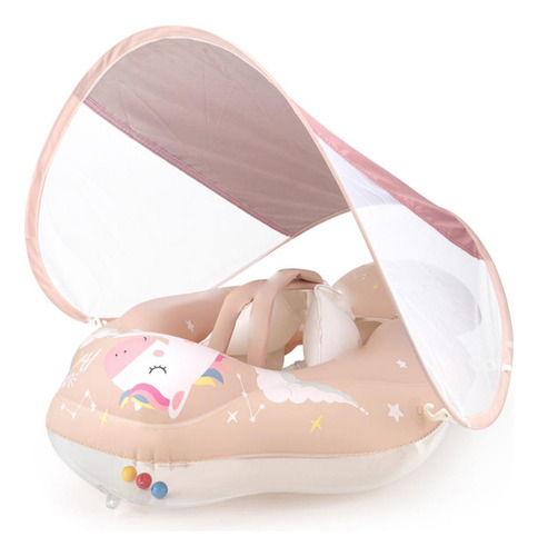 Flotador De Natación Inflable De Dibujos Animados Para Bebés