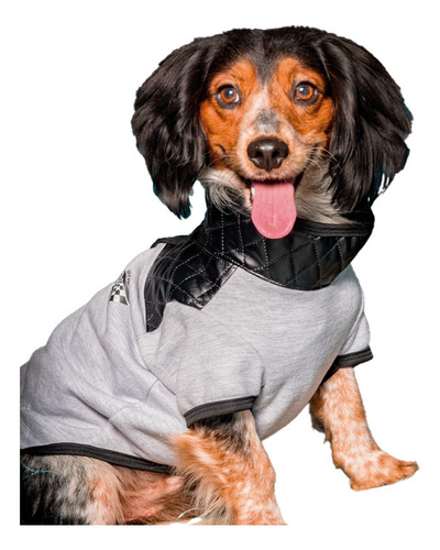 Buzo Perro - Friza Y Cuero Ecol.- Talles Grandes Y Medianos Color 4