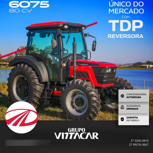 Trator Modelo 6075 E Mahindra - Ano 2024