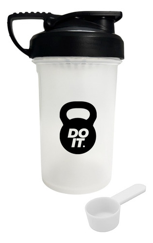 Vaso Shaker Mezclador 500ml Flip + Scoop 5gr De Regalo Do It